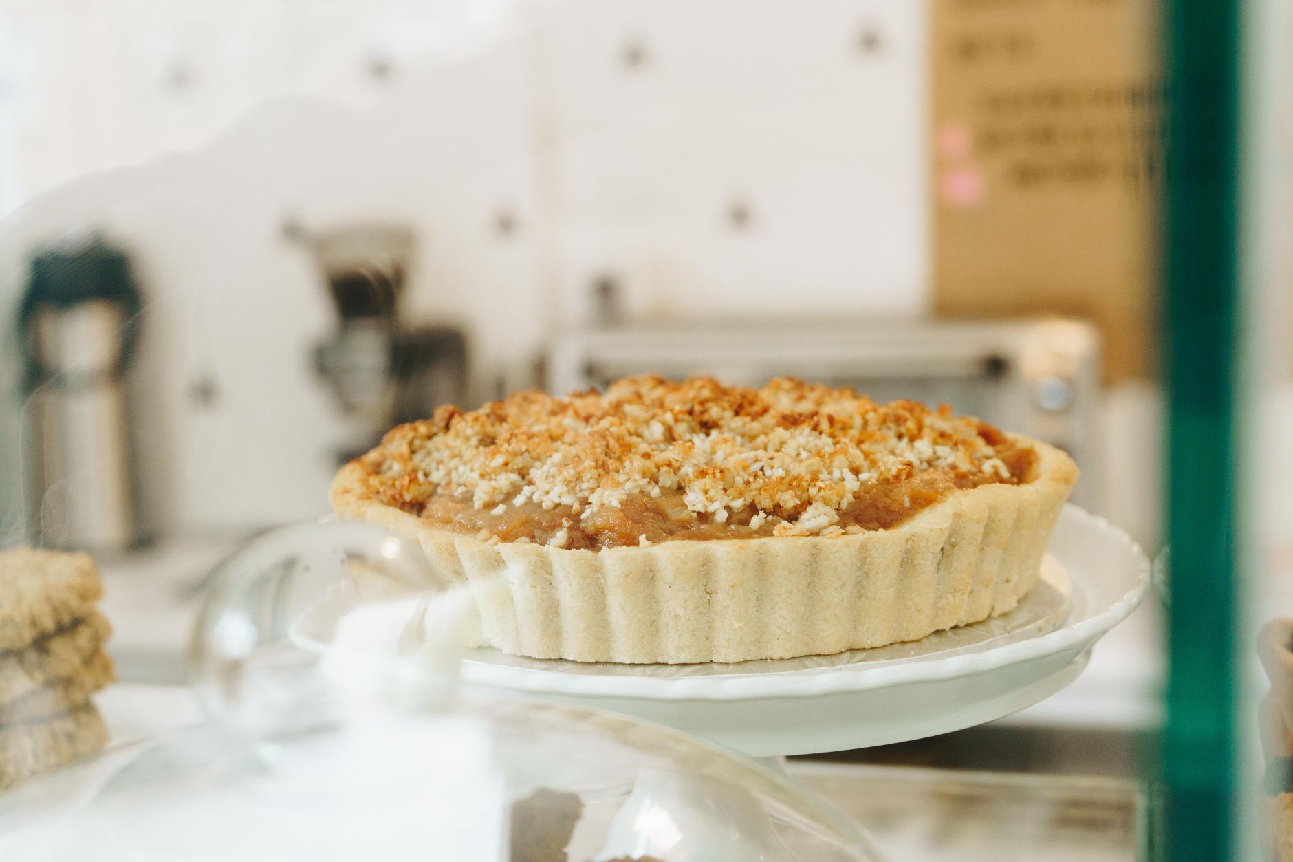 crumble pommes doré
